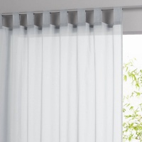 Занавеска С патами Limpo 180 x 140 см серый LA REDOUTE INTERIEURS  фото, kupilegko.ru